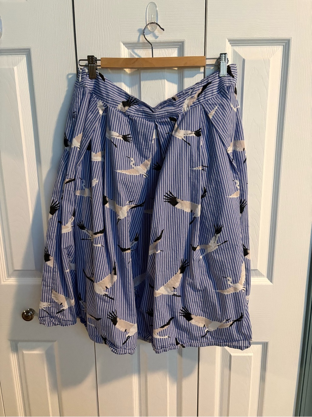 Who What Wear bird a-line skirt